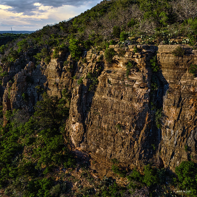 Rock Strata In Hill Country, Gillespie County, Texas