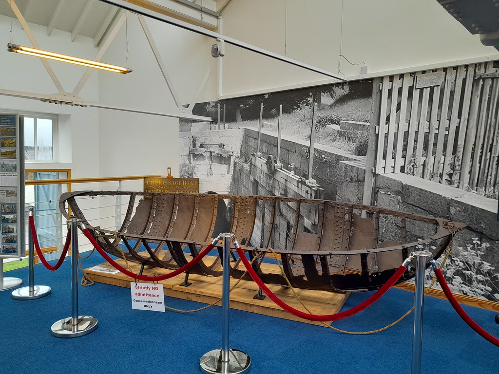 The Last Aberdeenshire Canal Boat, Garioch Heritage Centre, Inverurie, Aberdeenshire, March 2024