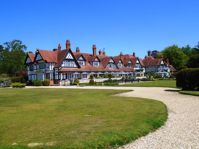 Petwood Hotel from the grounds, Woodhall Spa