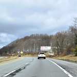 Following NY Highway 17 through Parksville, New York (USA) 