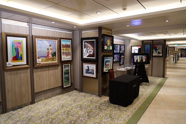 Art for Sale on the Ovation of the Seas - September 2022
