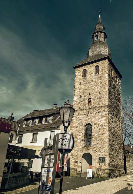 Old town Hattingen, Germany, der Glockenturm