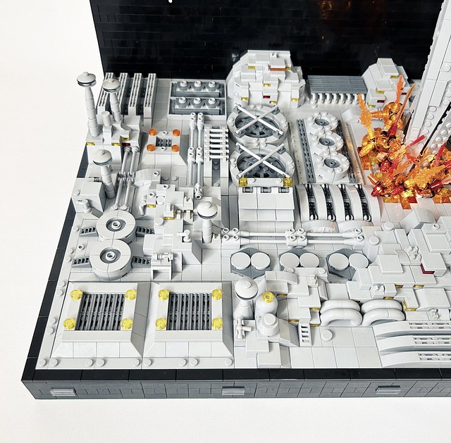 LEGO Executor Star Destroyer Crash MOC