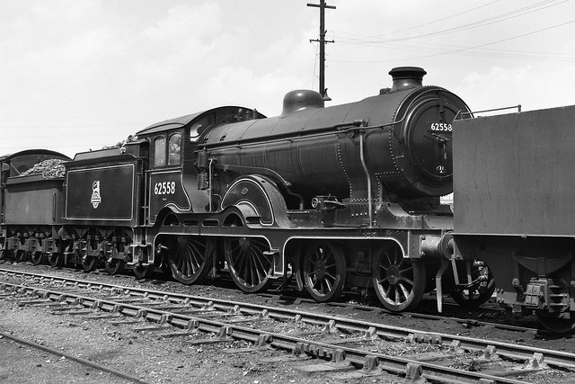 D16 BR 62558 at Stratford c1953