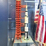 Saturn V model Mission Control Center, Space Center Houston, Houston, TX