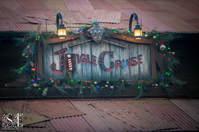 Sign for the Jingle Cruise