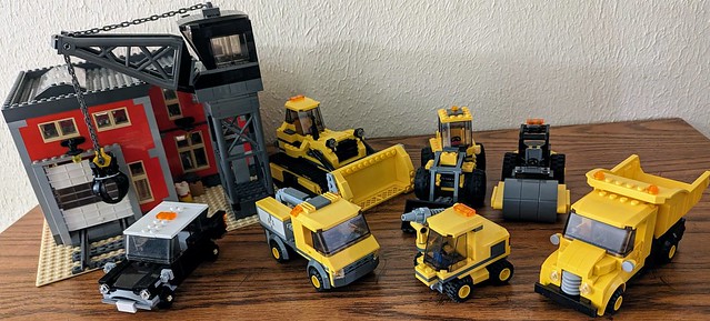 MOW vehicle repair and storage facility 2024 - real world MOC - with vehicles