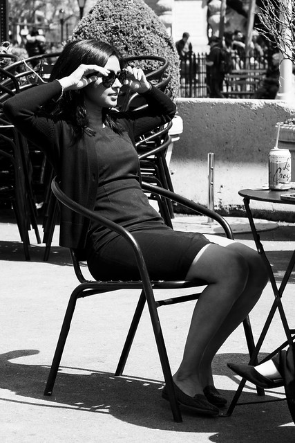 Girl in Madison Square Park