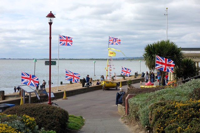 Flying the Flag, Chalkwell, City of Southend-On-Sea, Essex.
