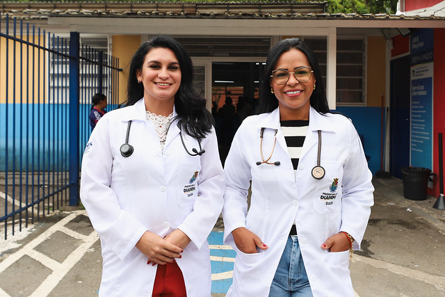 Foto das Novas Médicas na UBS Nações (Mais Médicos). 11-04-24