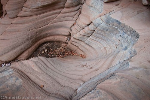 A pretty dryfall in Round Valley Draw, Grand Staircase-Escalante National Monument, Utah
