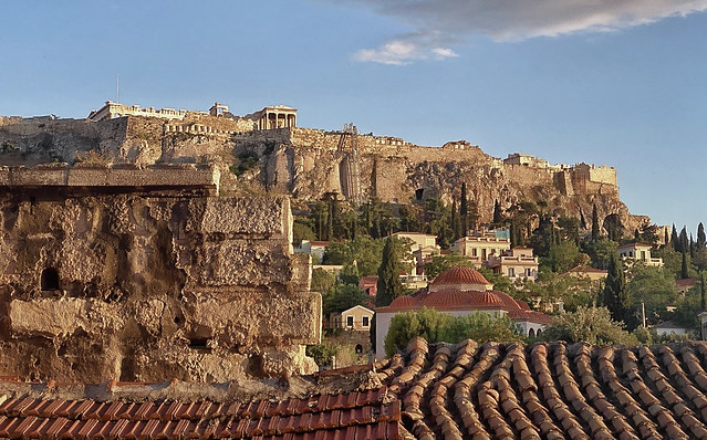 Acropolis and rooftops