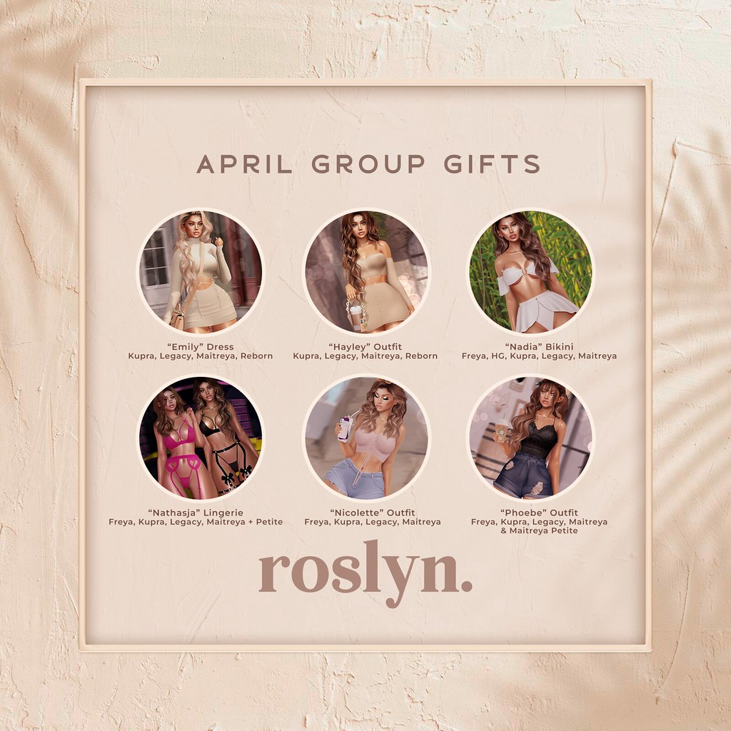 APRIL GROUP GIFTS ♡౨ৎ