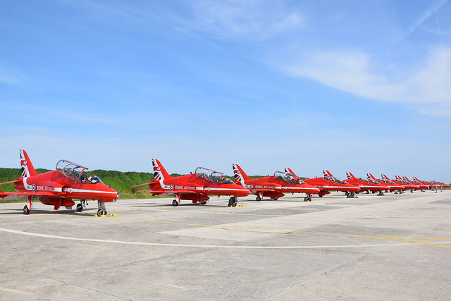 Red Arrows u posjetu 93. krilu Hrvatskog ratnog zrakoplovstva