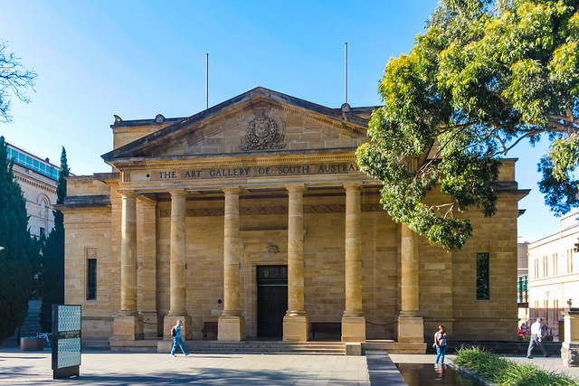 Die Kunstgalerie von South Australia in Adelaide