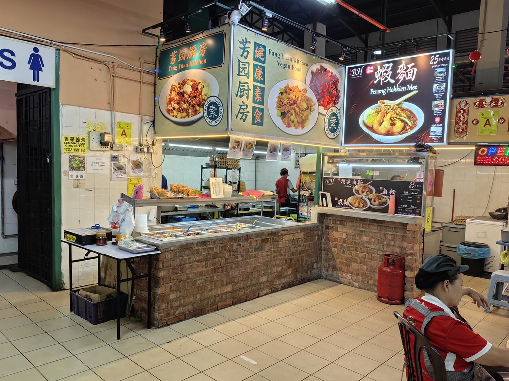 煮西蘭花 Boiled Broccoli  rm$2 @ Stall#3 芳園廚房 Fang Yuan Kitchen in 老蒲种美食 Old Puchong Food Avenue in Puteri Mart