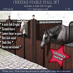 LOVE - CHEEDLE STABLE STALLS