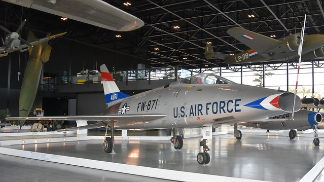 North American F-100D Super Sabre c/n 223-145 Armée de l' Air serial 54-2265 preserved as 