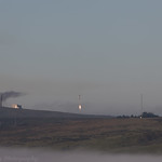 - SpaceX Early morning launch just after sunrise and the fog staying in the valley.

SpaceX on 2024-04-11, @ 0725 PST launched a Falcon 9 from SLC-4 at Vandenberg SFB in California. Launching the USSF-62 mission to low-Earth orbit.