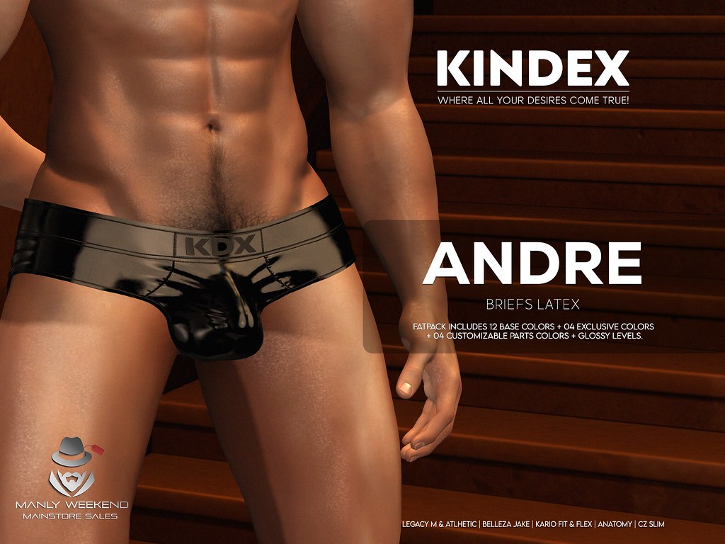 KINDEX – ANDRE BRIEFS LATEX – MANLY WEEKEND