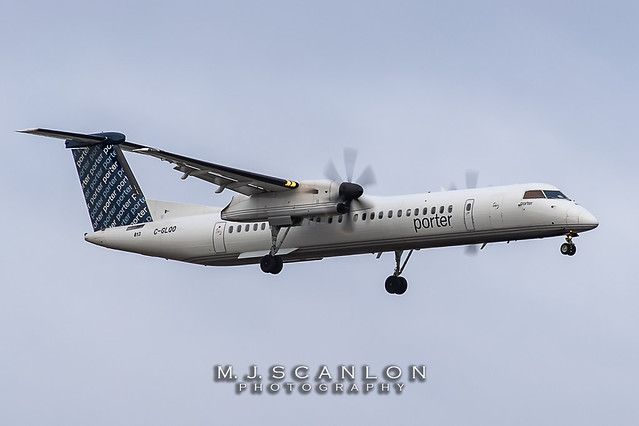 C-GLQO Porter Airlines | Bombardier DHC-8-402Q Dash 8 | Newark Liberty International Airport