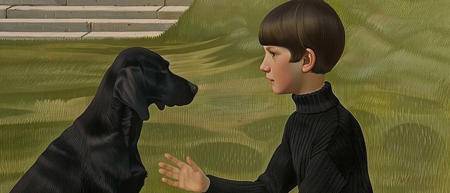 Série 57: Un garçon et son chien (1)