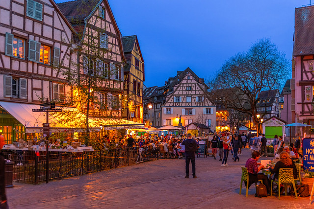 Colmar / Alsace at Night   6.4.2024
