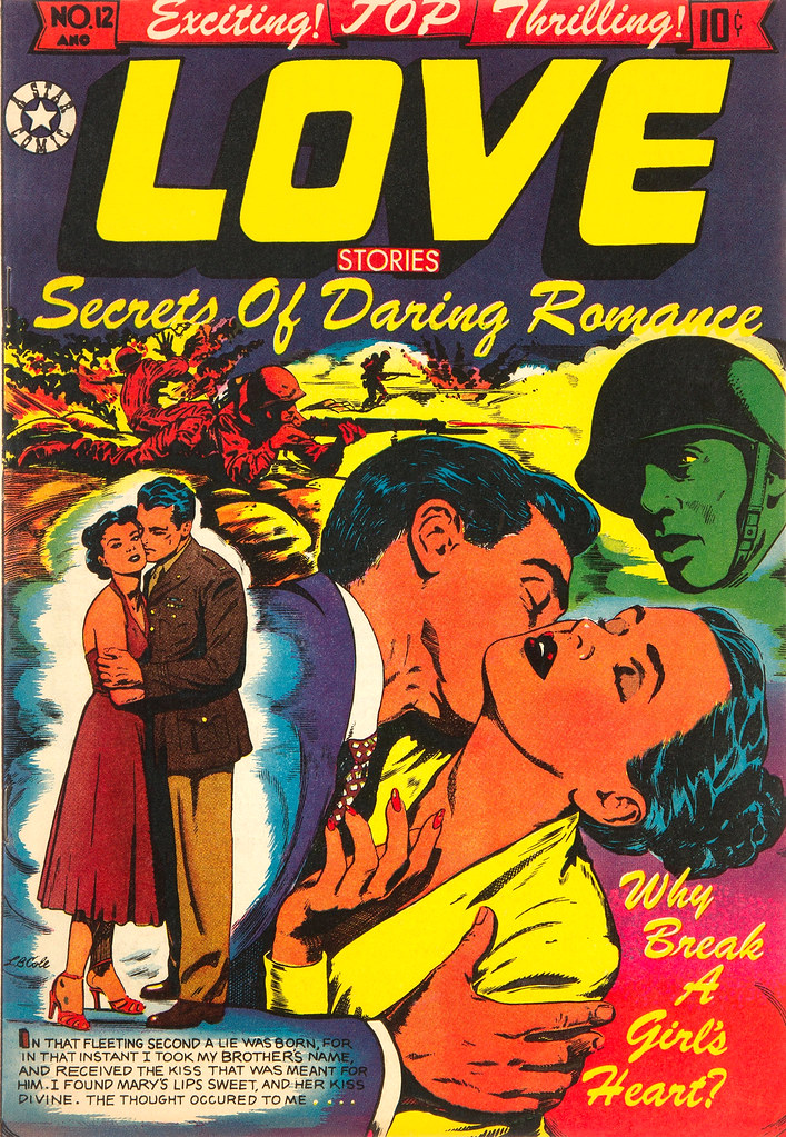 Top Love Stories 12 (1953-04.Star) cover L.B. Cole (HA Darwin Edit)