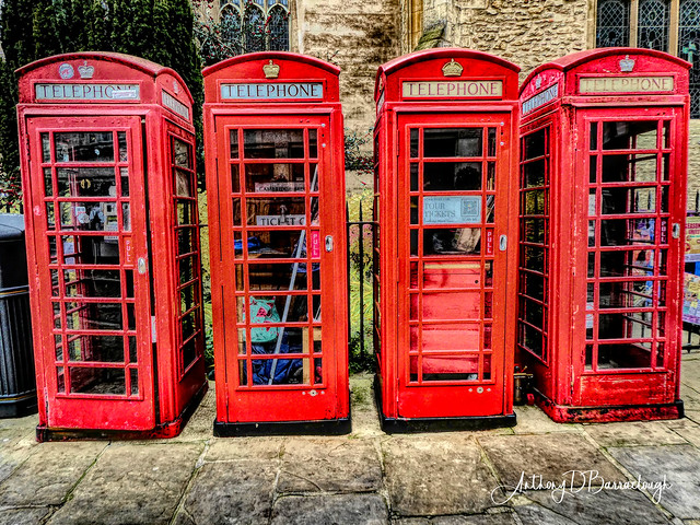 Four Original Telephone Boxes 445hdr-1