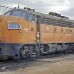 7/29/73, MILW F7A 72C At the MILW Bensenville, IL yard.