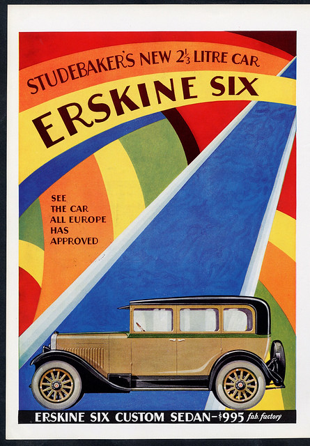 1927 Magazine Ad for Studebaker’s Erskine Six