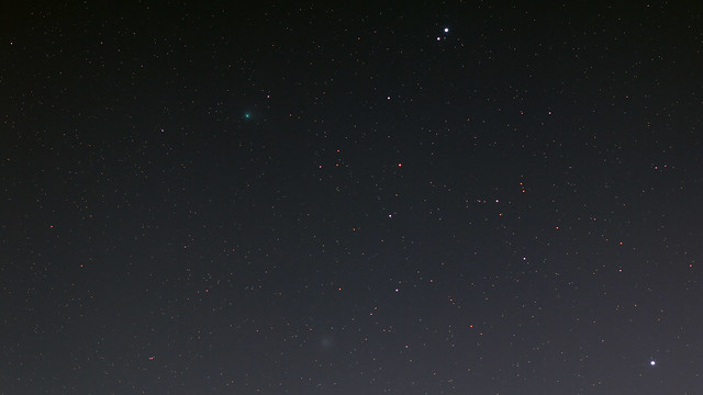 Comet C/2013 US10 (Catalina) and the Pinwheel Galaxy (M101)