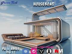GreenTech Houseboat - Ocean Edition - PG & Adult Included