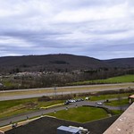 View of the surrounding area from the top of the parking garage at the Seneca Allegany Resort & Casino, Salamanca, New York (USA) 