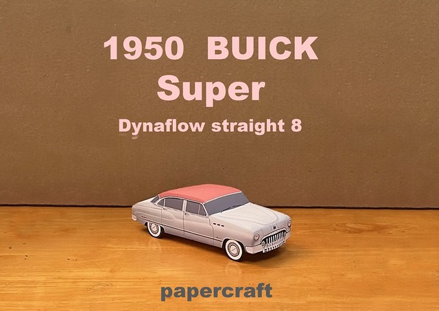 Papercraft 1950 Buick Super Dynaflow
