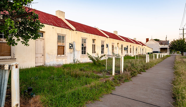 Iodide Street's Row Cottages (Broken Hill, Far West New South Wales)