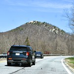 View of The Torne peak from Route 6A, Highlands, New York (USA) 