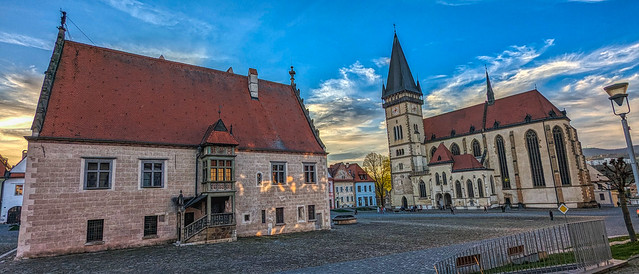 Bardejov - Church - Basilica of St Giles and Town Hall 03 ultrawide