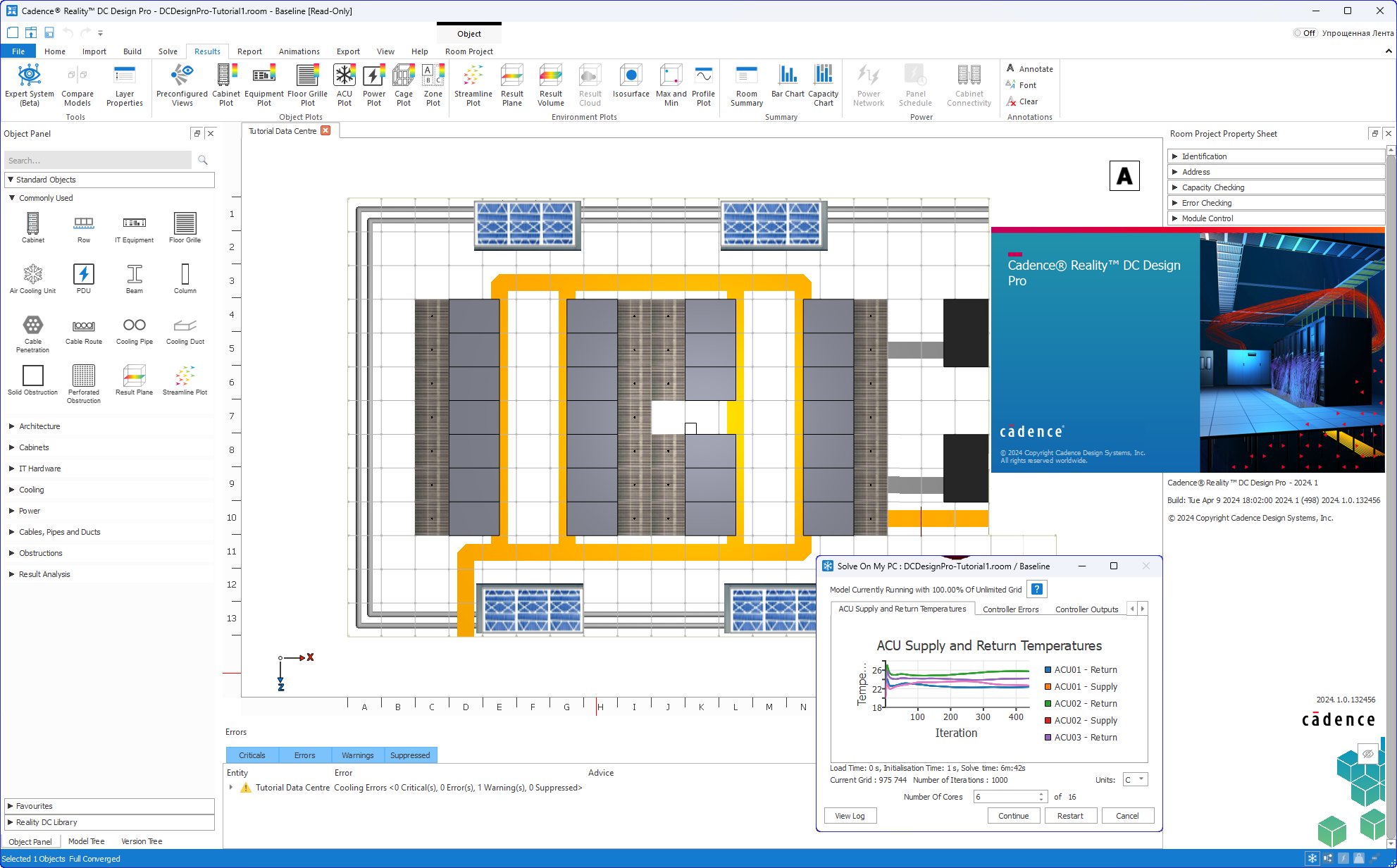 Working with Cadence Reality DataCenter Design 2024.1 full