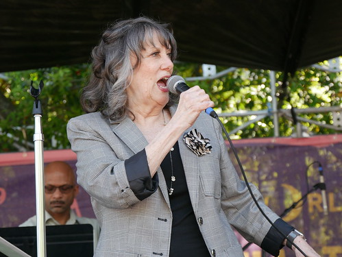 Banu Gibson at French Quarter Fest on April 13, 2024. Photo by Louis Crispino.