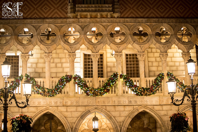 Holiday Garlands at the Italy Pavilion
