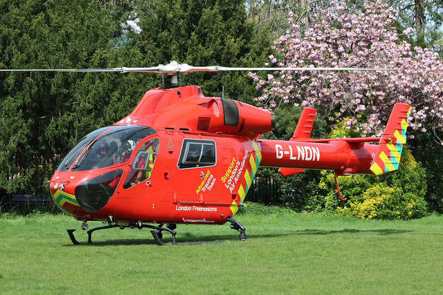 London's Air Ambulance in Cockfosters
