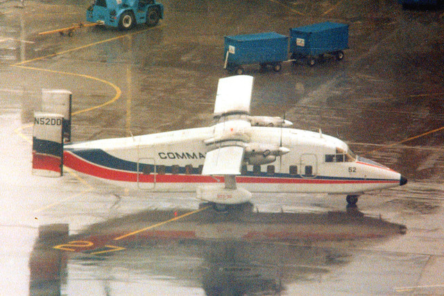 N52DD 1977 Short SD3-30 Command Airways Boston c1983