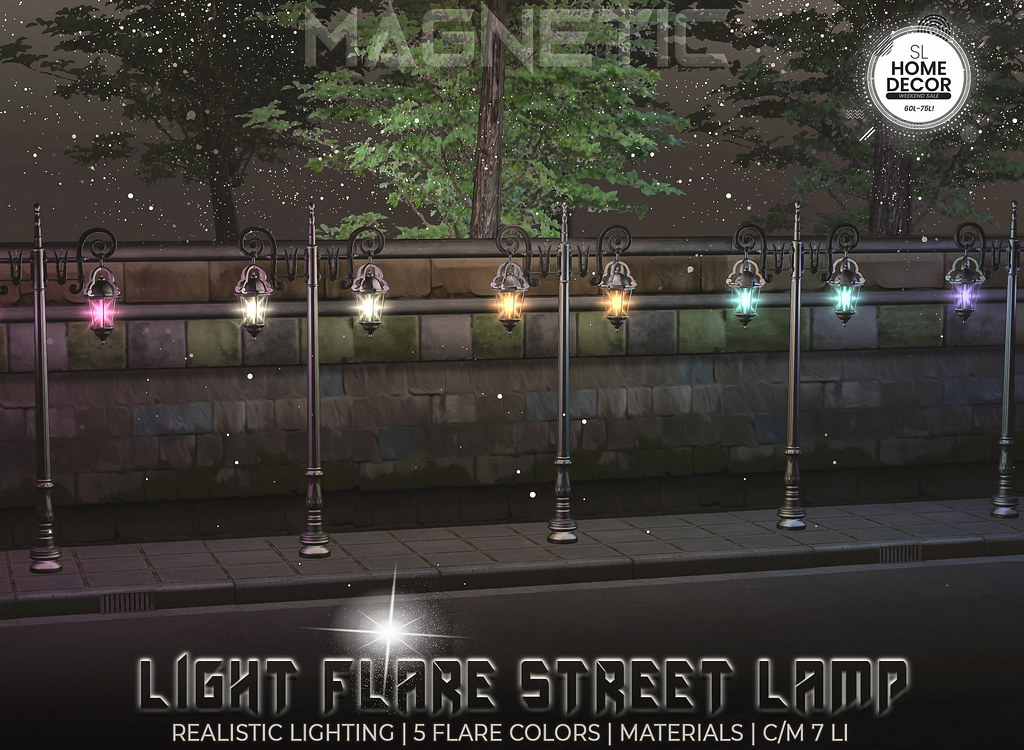 New! Light Flare Street Lamp