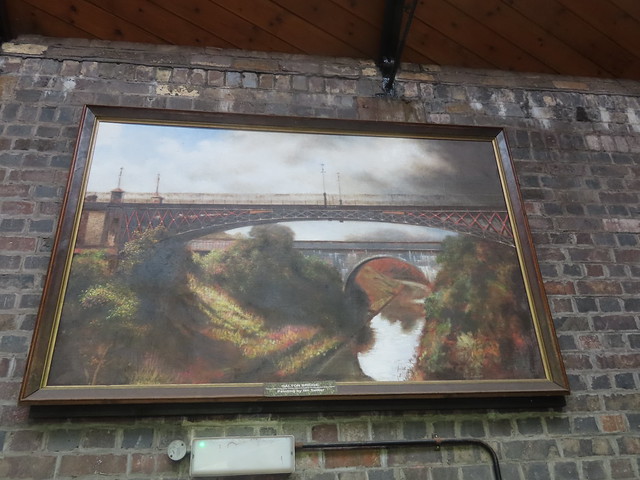 Galton Bridge painting - Open Day at the Galton Valley Pumping Station in Smethwick