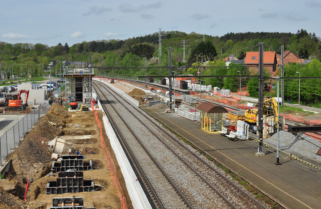 Vernieuwingswerken in Diest station