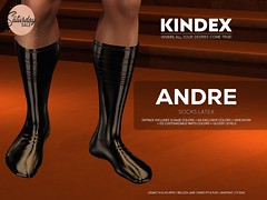 KINDEX - ANDRE SOCKS LATEX - THE SATURDAY SALE
