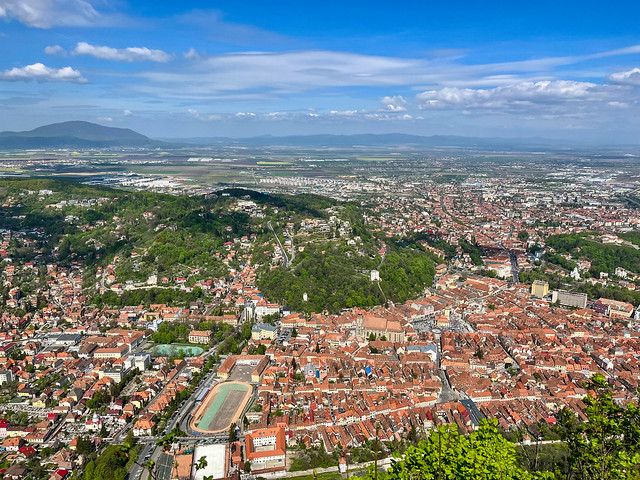 Brasov from Mount Tampa