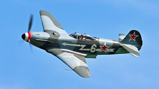 Yakovlev Yak 3? White 6 F-AZOS Soviet Air Force Aircraft in the colours of French Ace Marcel Albert he shot down at least 23 German aircraft during WWII