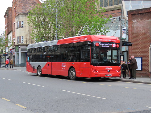 Nottingham city Transport - Red line 50 - 201